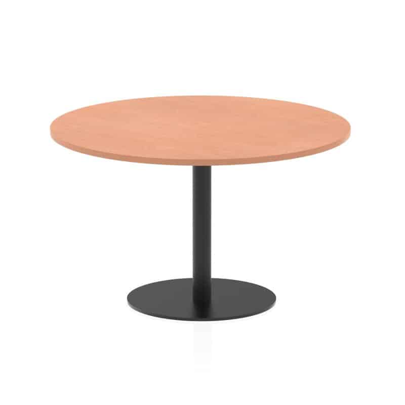 Italia Round Poseur Table Black Leg - Image 37