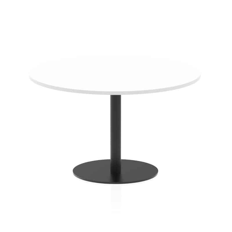 Italia Round Poseur Table Black Leg - Image 39