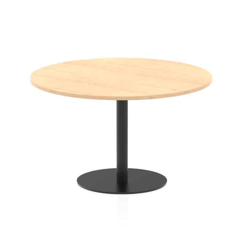 Italia Round Poseur Table Black Leg - Image 40