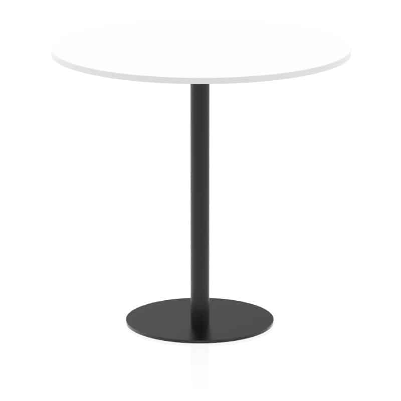 Italia Round Poseur Table Black Leg - Image 45