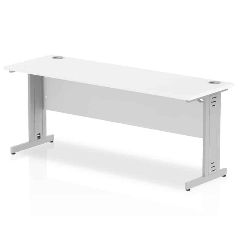 Impulse 1800mm Slimline Desk Cable Managed Leg - Image 11
