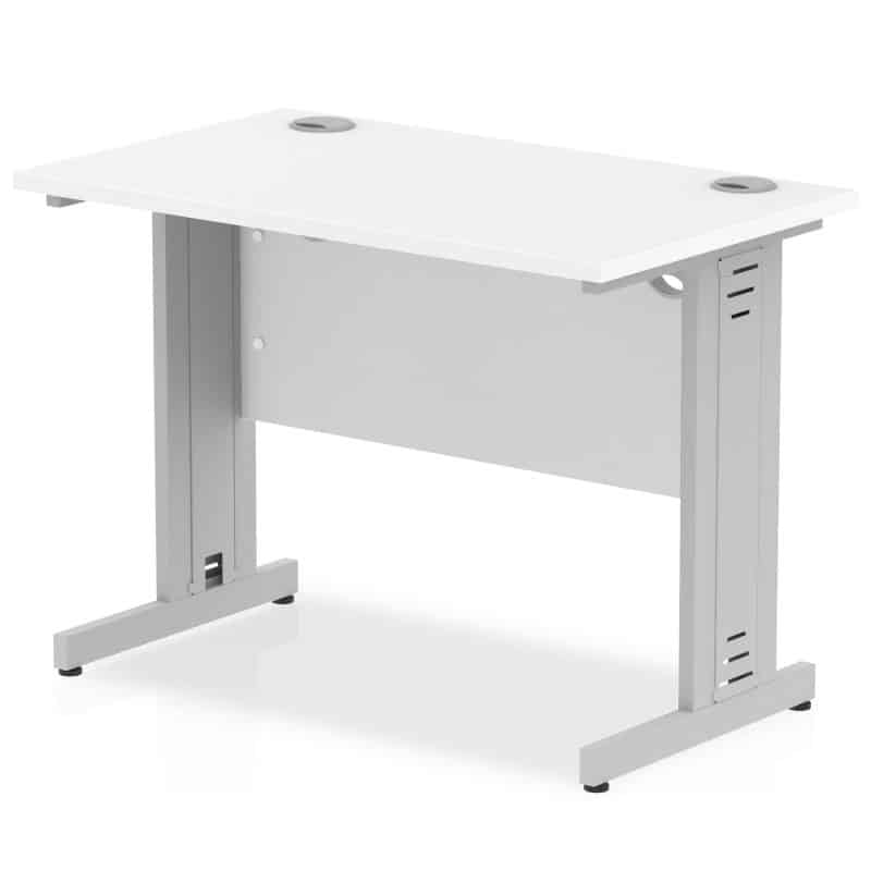 Impulse 1000mm Slimline Desk Cable Managed Leg - Image 12