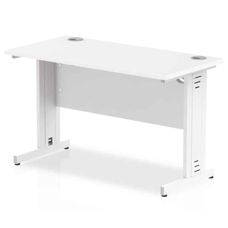 Impulse 1200mm Slimline Desk Cable Managed Leg - Image 12