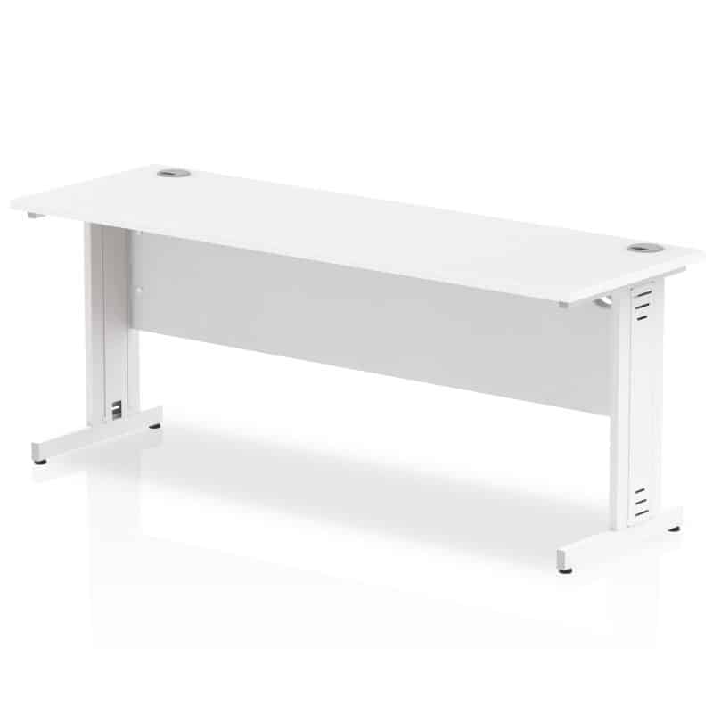 Impulse 1800mm Slimline Desk Cable Managed Leg - Image 12
