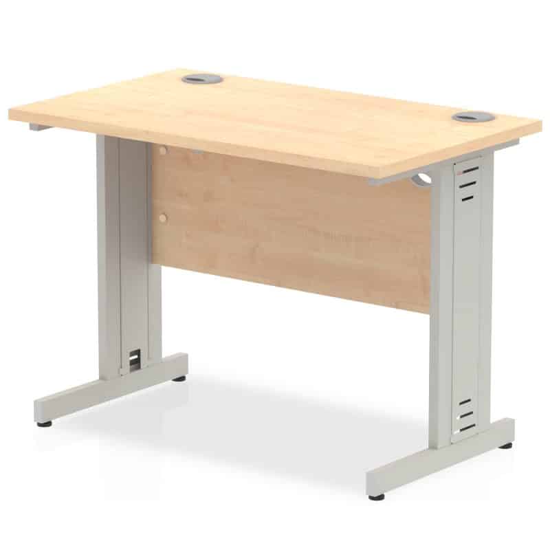 Impulse 1000mm Slimline Desk Cable Managed Leg - Image 5