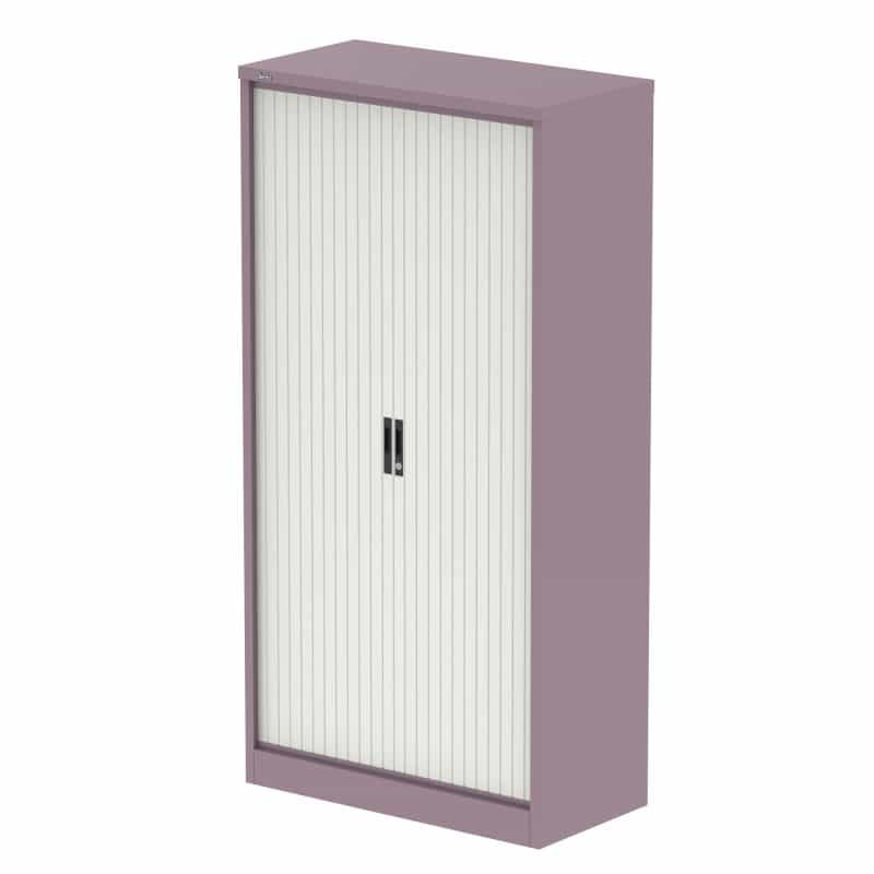 Qube Side Tambour Cupboard With Shelves - Image 50