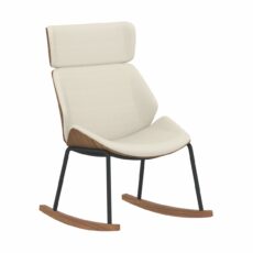 Cascara Rocker Chair with Walnut Shell