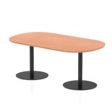 Italia Boardroom Table Black Leg