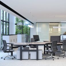 Progress Plus - Electric Height Adjustable 120 Degree Workstation