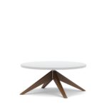 Round on Wooden Pyramid Base