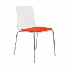 Multiply 4 Legged Wooden Shell Chair with Seat Pad