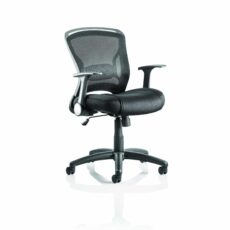 Zeus Medium Mesh Back Task Operator Office Chair with Arms