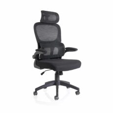 Iris Task Operator Mesh Back Fabric Seat With Headrest