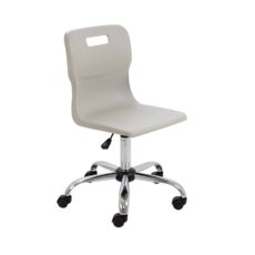Titan Swivel Senior Chair with Chrome Base and Castors