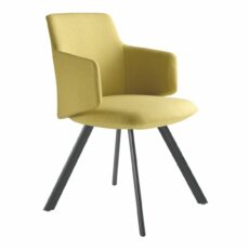 Milo Meeting Chair on Metal Legs