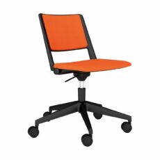 Salto Plastic Shell Chair with Upholstered Seat & Back