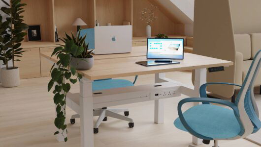 Air Height Adjustable Bench Desks
