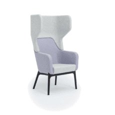 HARC TUB High Back Lounge Chair Wooden Legs