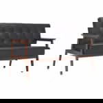 Buttoned Seat and Back Cushion