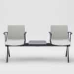 Bench with Fixed 2-Seats & Fixed Table Position